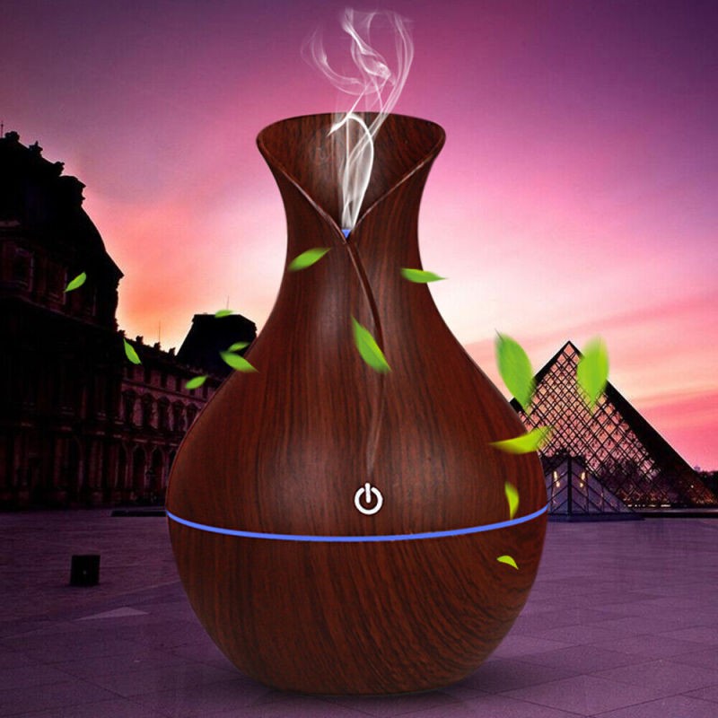 LED Ultrasonic Aroma Humidifier & Essential Oil Diffuser