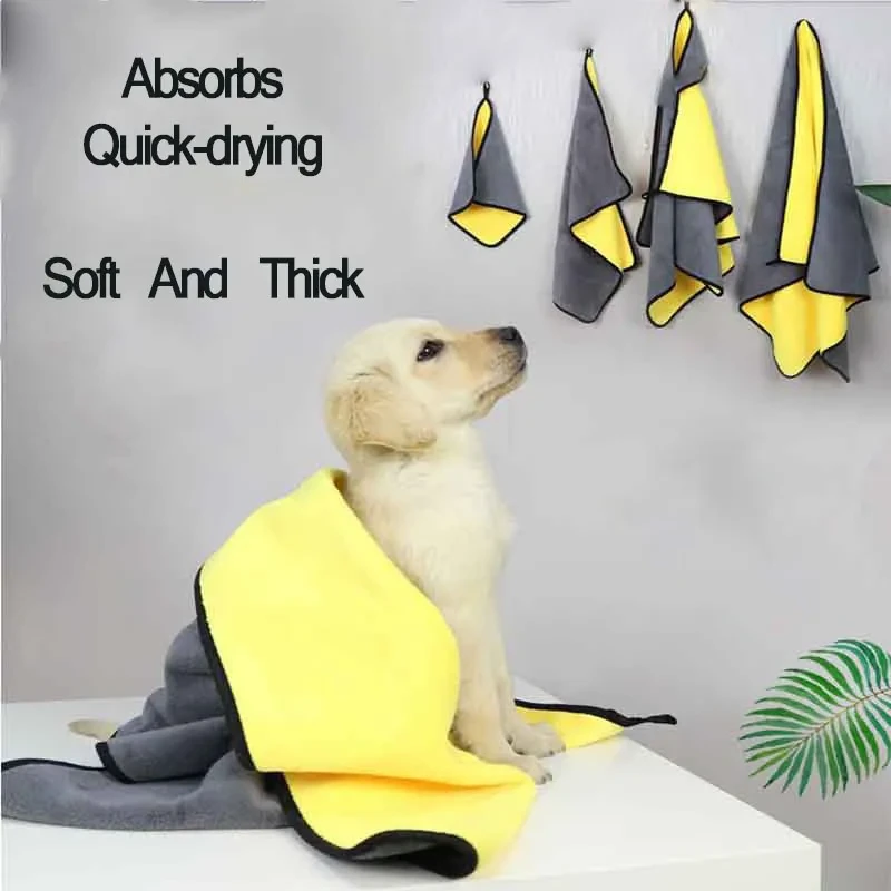 Absorbent Pet Towel for Dogs & Cats