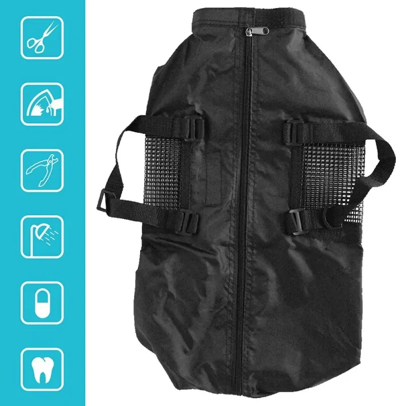 Cat Bath & Medicine Feeding Bag