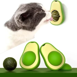 Avocado Catnip Toy – Interactive Teeth Cleaning Pet Toy