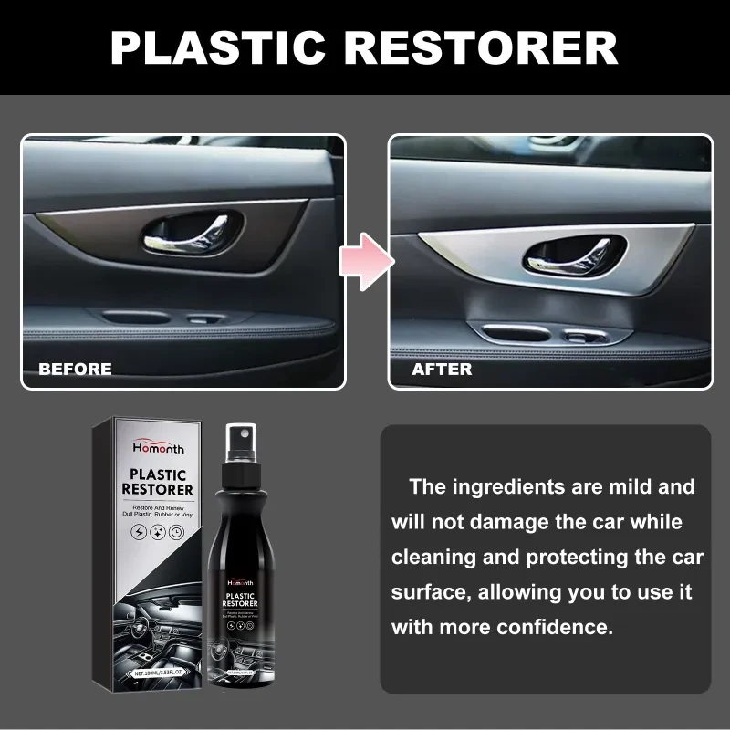 Plastic Trim Restorer – Car Interior & Exterior Cleaner