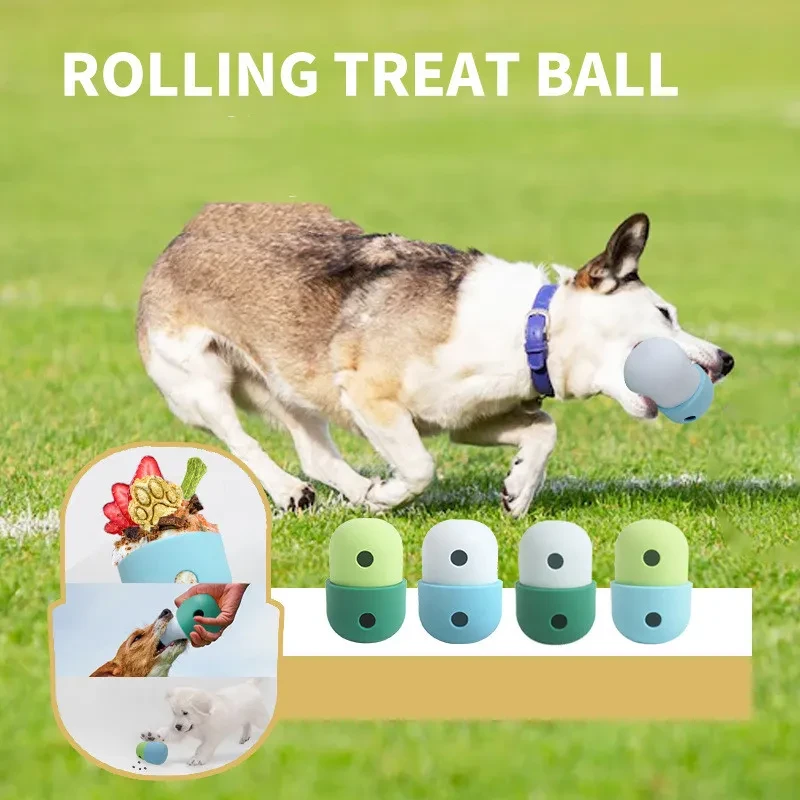 2-in-1 Rolling Treat Ball for Dogs