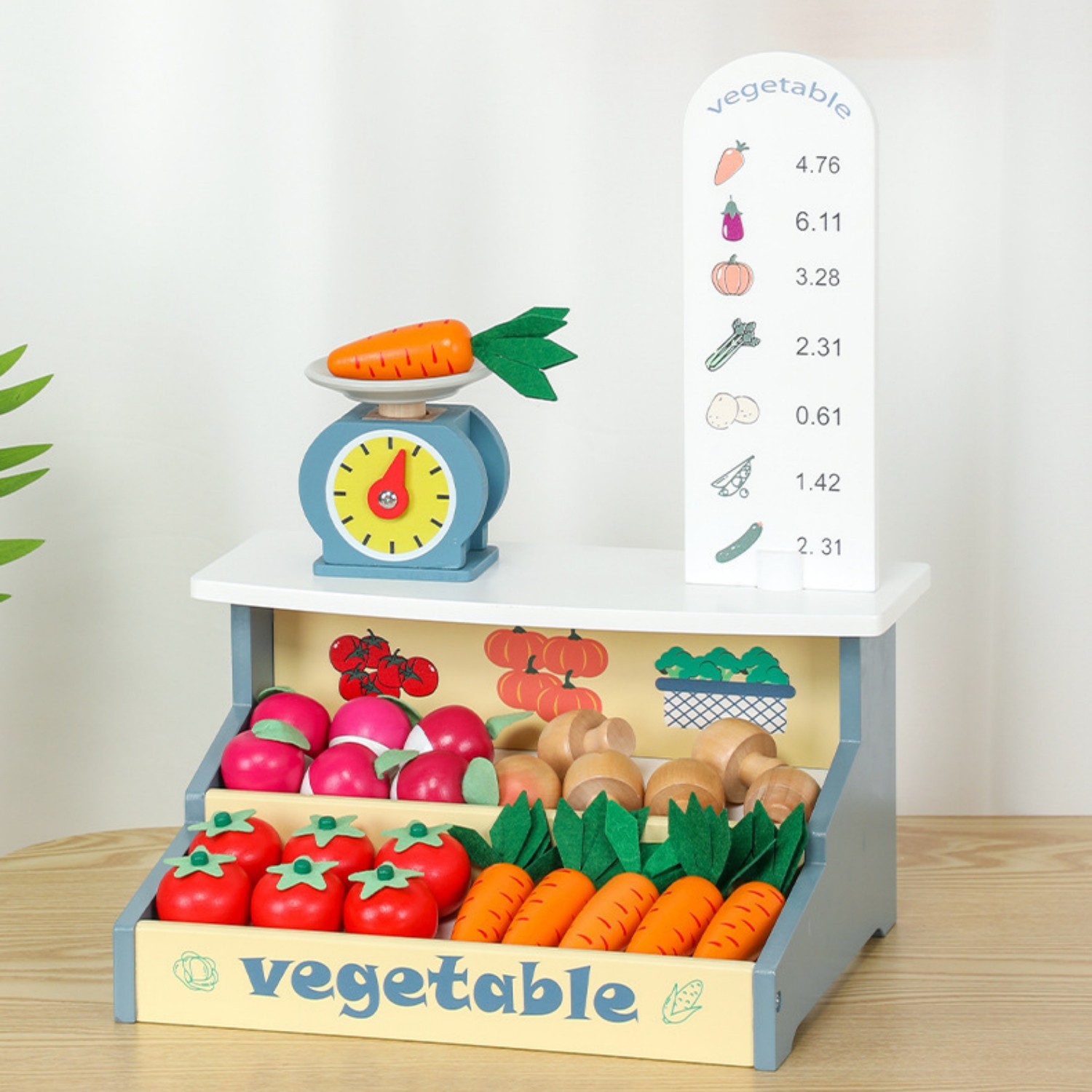Robud Wooden Supermarket Playset