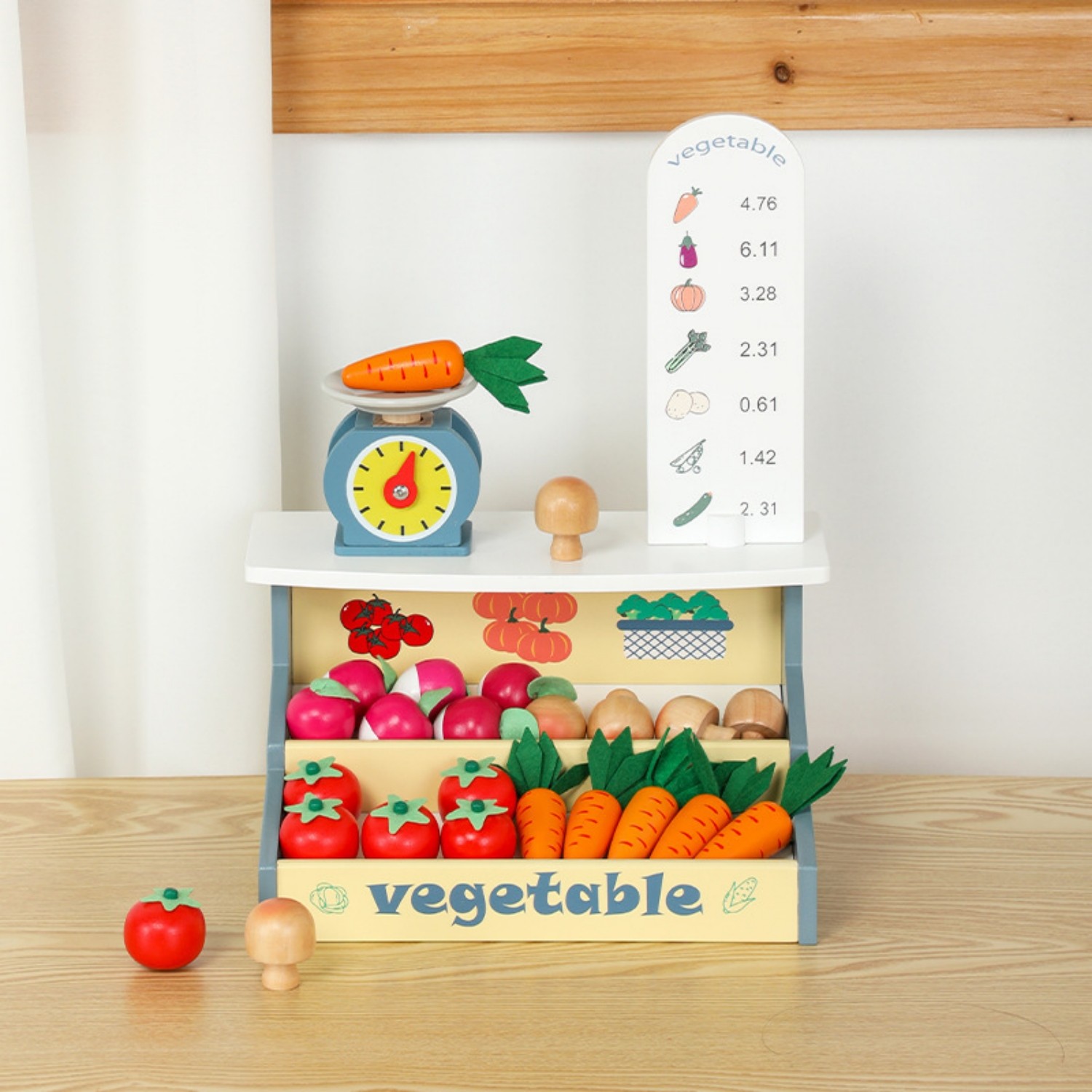 Robud Wooden Supermarket Playset
