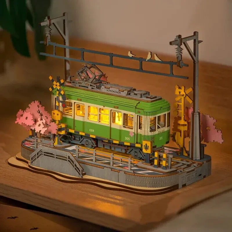 Rolife Sakura Journey Tram Car