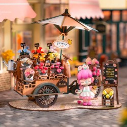 Rolife New Wooden Puzzle Blossom Cart