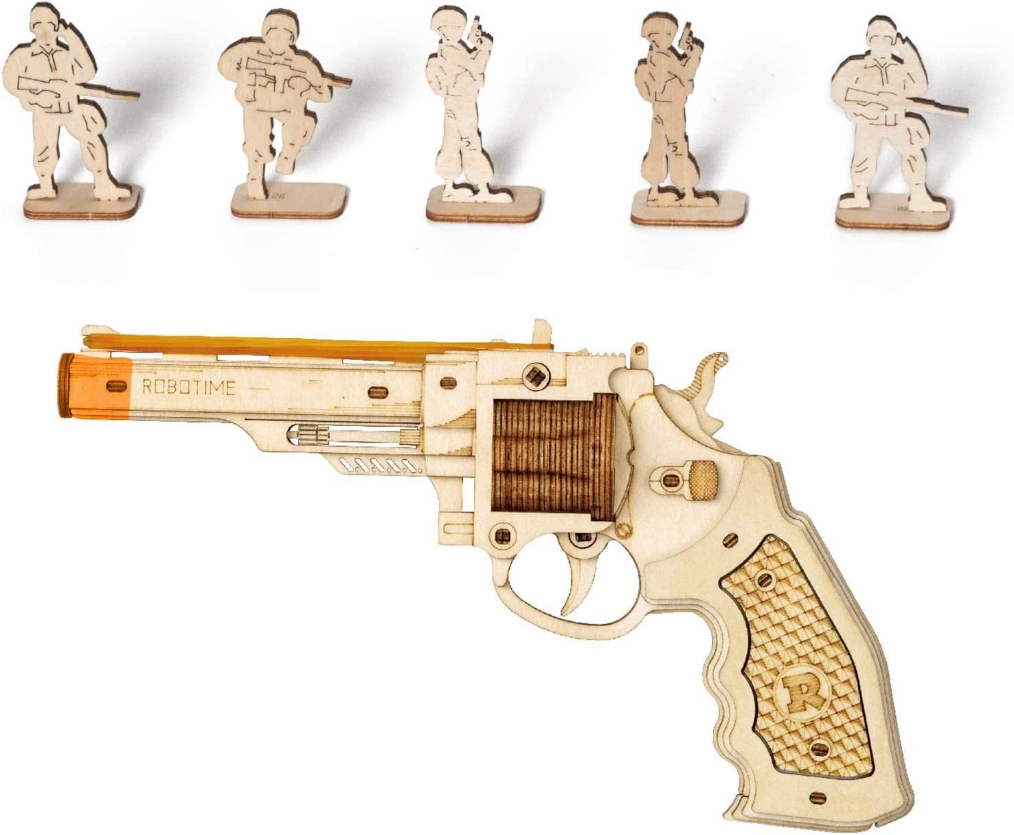 Robotime Gun Blocks Model – DIY Toy Building Kit for Kids