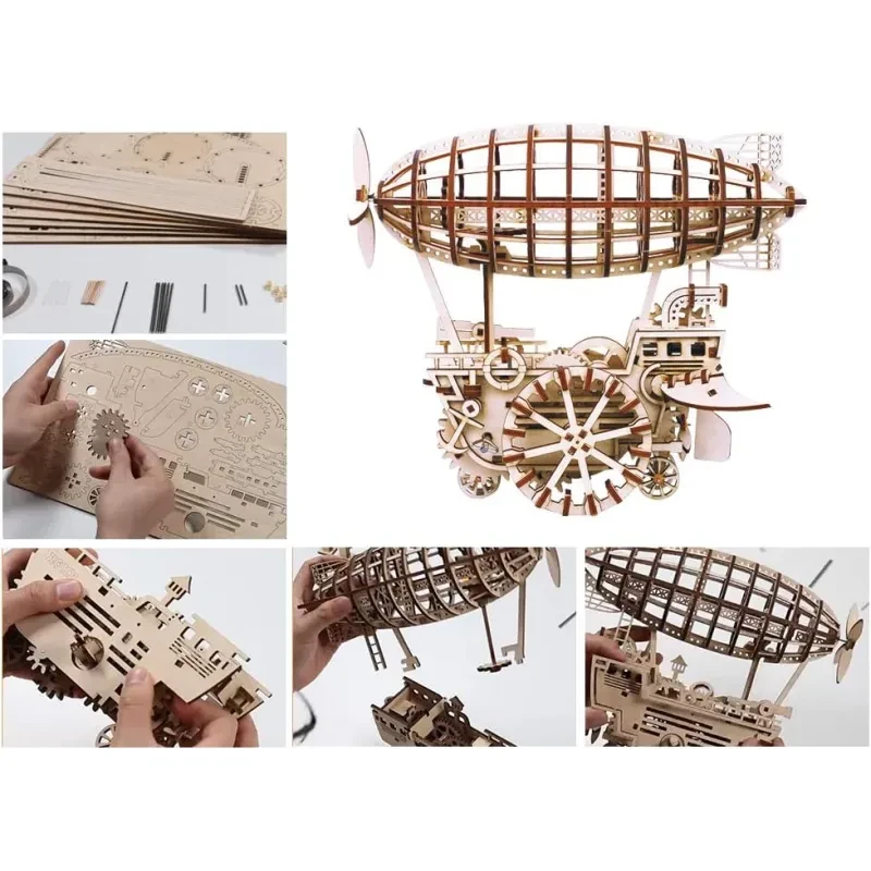 ROBOTIME ROKR 3D Wooden Air Vehicle Puzzle
