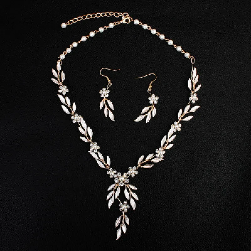 Bridal Jewelry Set – Earrings, Necklace, 3-Piece