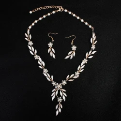 Bridal Jewelry Set – Earrings, Necklace, 3-Piece