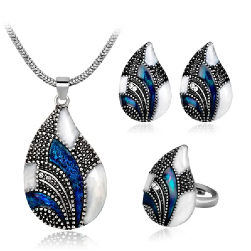 Elegant Water Drop Jewelry Set for Women