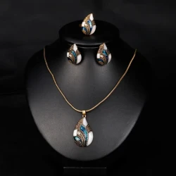 Elegant Water Drop Jewelry Set for Women