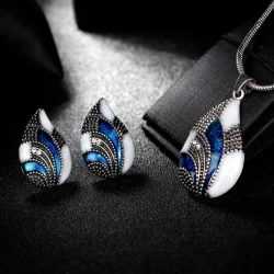 Elegant Water Drop Jewelry Set for Women